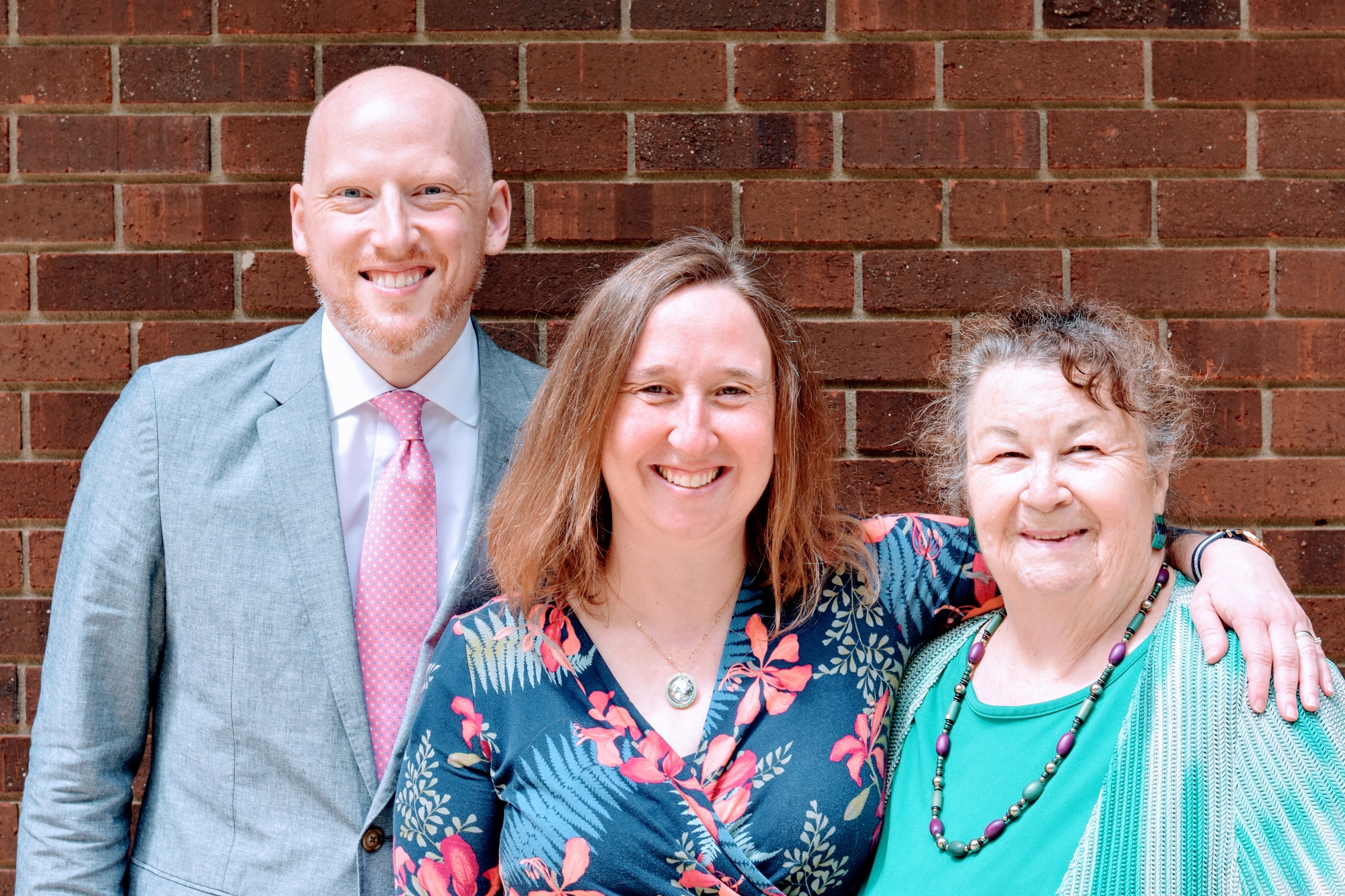 Sandra Trimnal with Matt Scott and Martha Scott