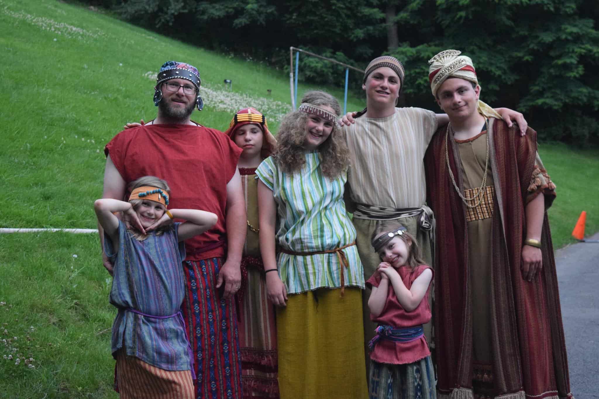 Behind the Scenes at the Palmyra Pageant – the Broce Family from Boone