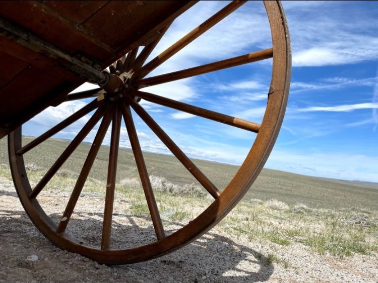 Wagon Wheel at Martin's Cove Pioneer Trail