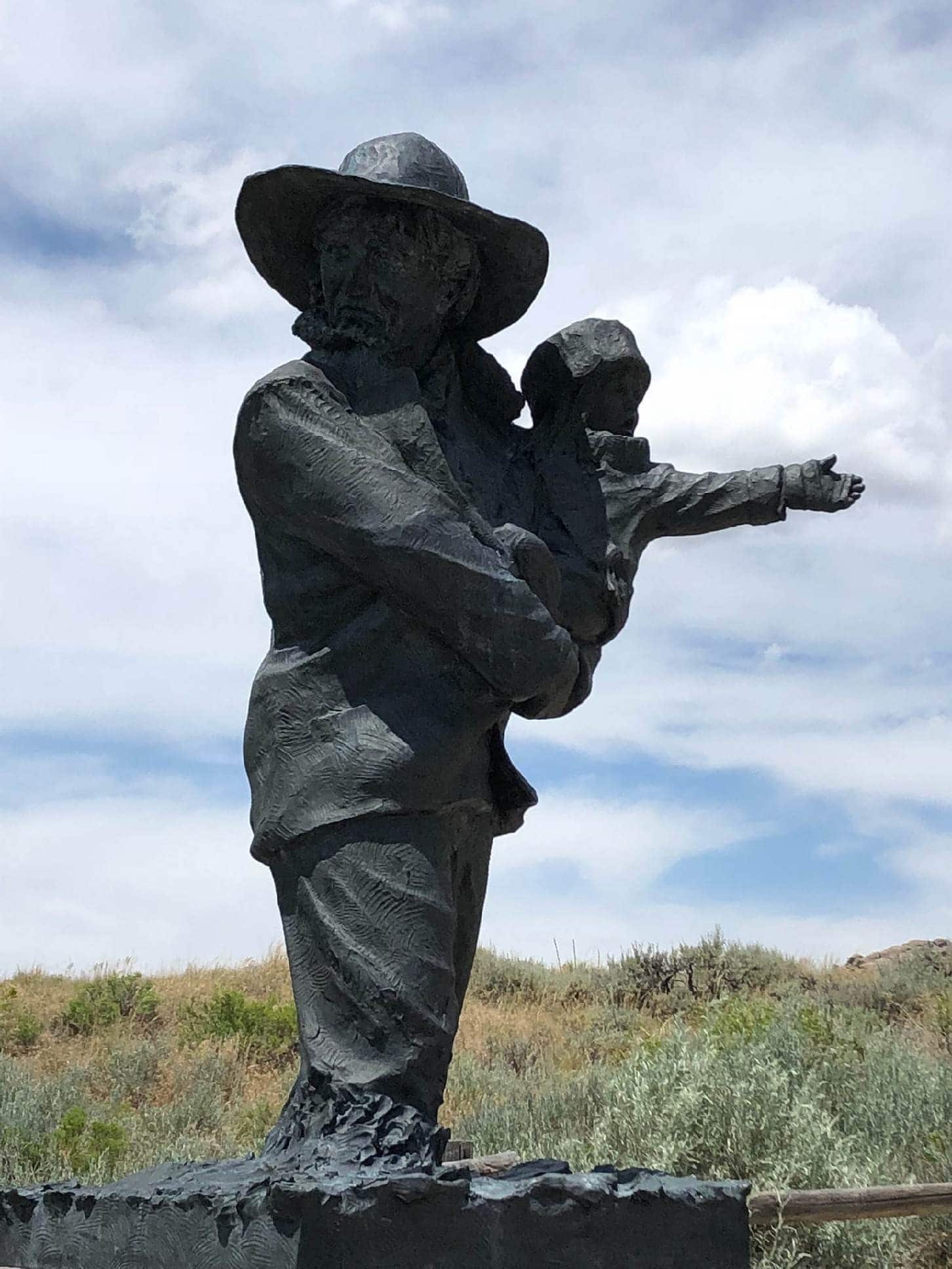 Statue at Martin's Cove